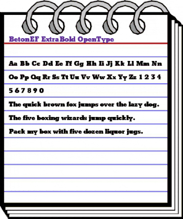 BetonEF ExtraBold animated font preview BetonEF ExtraBold animated font preview