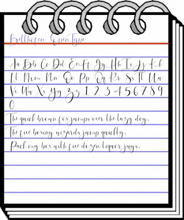 Betthofen Regular animated font preview Betthofen Regular animated font preview