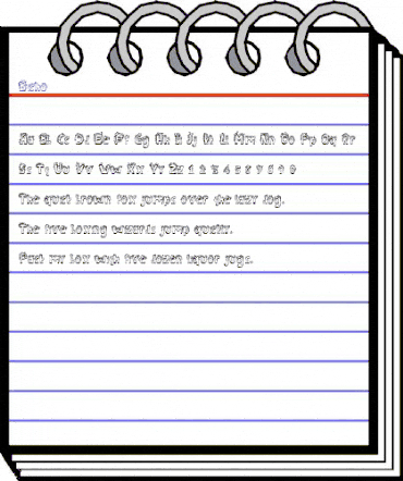 Bicho* Regular animated font preview Bicho* Regular animated font preview