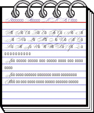 Bickham Script MM Sw Caps SwCaps animated font preview