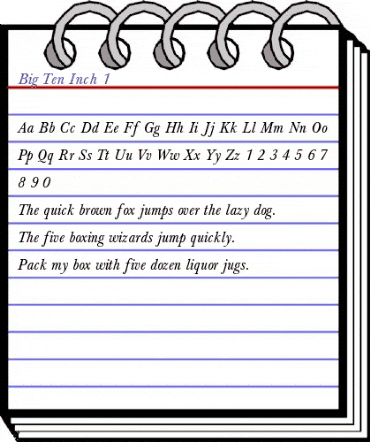 Big Ten Inch 1 Regular animated font preview Big Ten Inch 1 Regular animated font preview