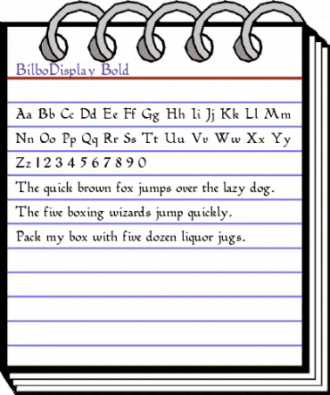 BilboDisplay Bold animated font preview BilboDisplay Bold animated font preview