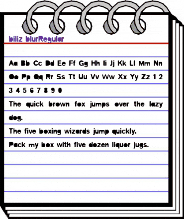 Blitz Regular animated font preview