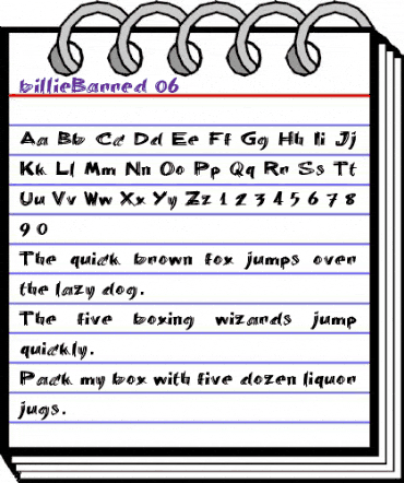 billieBarred 06 Regular animated font preview billieBarred 06 Regular animated font preview