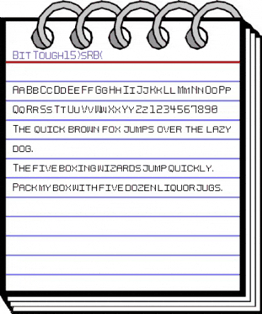 Bit Tough15 (sRB) Regular animated font preview Bit Tough15 (sRB) Regular animated font preview