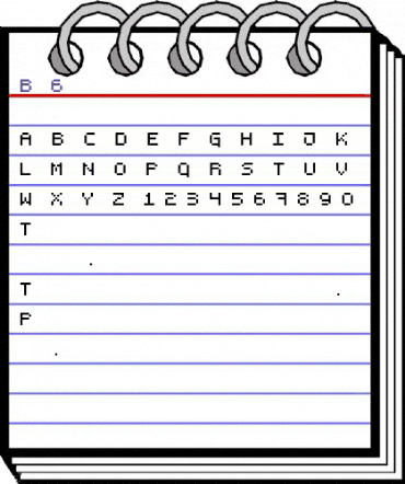 Bit6 Regular 6pts animated font preview Bit6 Regular 6pts animated font preview