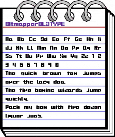 BitmapperOLDTYPE Regular animated font preview BitmapperOLDTYPE Regular animated font preview