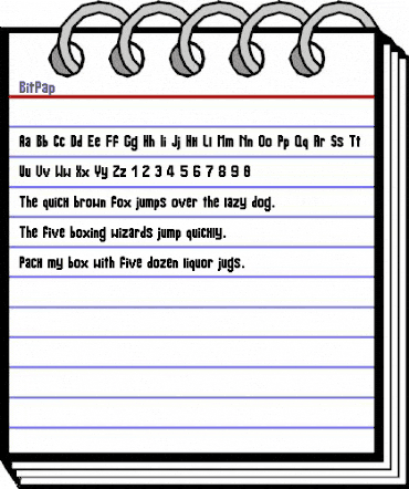 BitPap Medium animated font preview