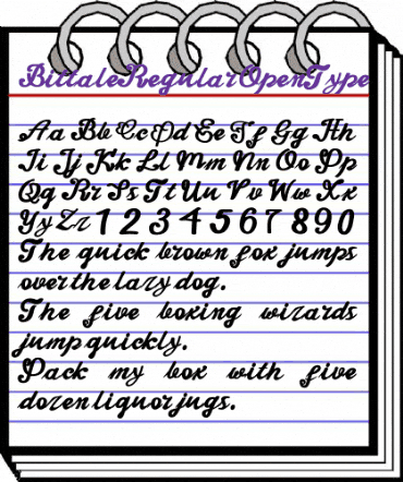 Bittale Regular animated font preview Bittale Regular animated font preview