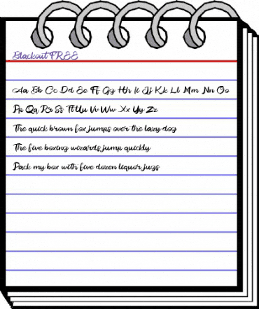 Blackout FREE Regular animated font preview Blackout FREE Regular animated font preview