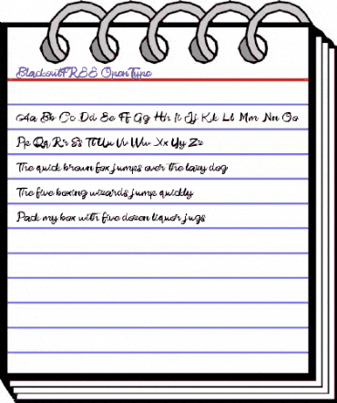 Blackout FREE Regular animated font preview Blackout FREE Regular animated font preview