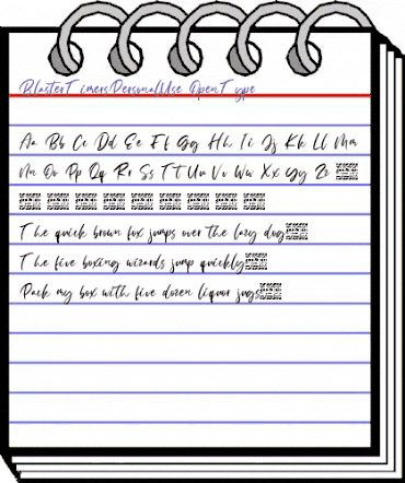 Blaster Timers Personal Use Regular animated font preview Blaster Timers Personal Use Regular animated font preview