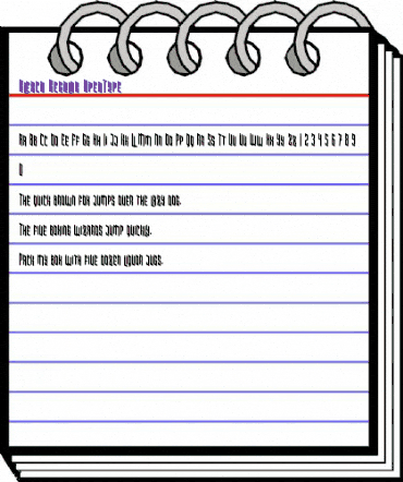 Bleach Regular animated font preview Bleach Regular animated font preview