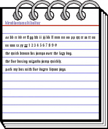 BlendfontsMultikultur Regular animated font preview BlendfontsMultikultur Regular animated font preview