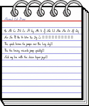 Blessed Eid Demo Regular animated font preview Blessed Eid Demo Regular animated font preview