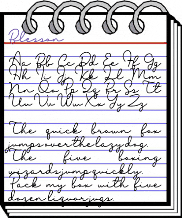 Blesson Regular animated font preview Blesson Regular animated font preview