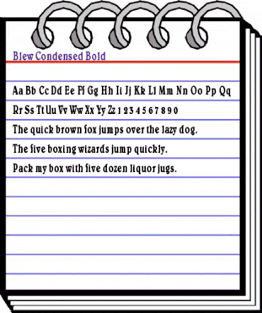 Blew Condensed Bold animated font preview Blew Condensed Bold animated font preview