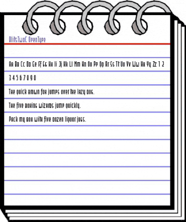 BlitsTwoC Regular animated font preview BlitsTwoC Regular animated font preview