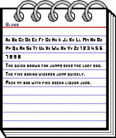 Blobb Regular animated font preview Blobb Regular animated font preview