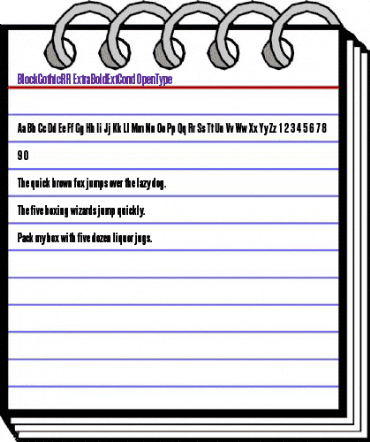 BlockGothicRR Regular animated font preview BlockGothicRR Regular animated font preview