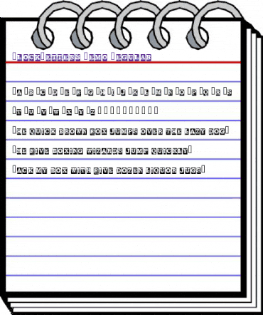 Block Letters _ Demo Regular animated font preview