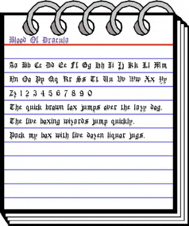 Blood Of Dracula Regular animated font preview Blood Of Dracula Regular animated font preview