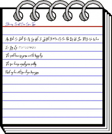 Bloomy Script Free Regular animated font preview Bloomy Script Free Regular animated font preview