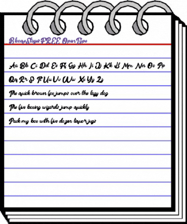 Blooqe Stages FREE Regular animated font preview