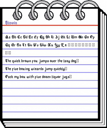 Blowiz Regular animated font preview Blowiz Regular animated font preview