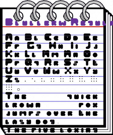 Blubberw Regular animated font preview Blubberw Regular animated font preview