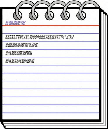 Blue Cobra Condensed Italic Regular animated font preview