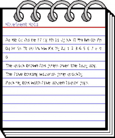 BlueSpent Bold animated font preview