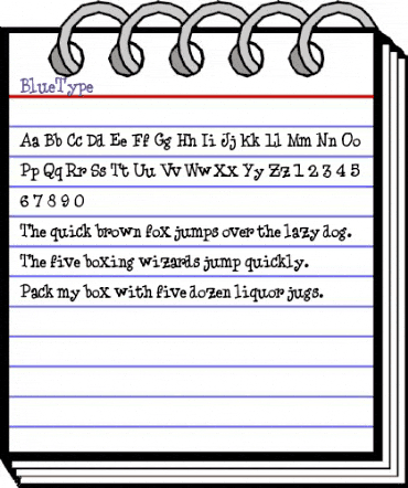 BlueType Regular animated font preview BlueType Regular animated font preview