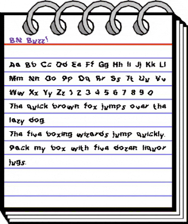BN-Buzz! Regular animated font preview BN-Buzz! Regular animated font preview