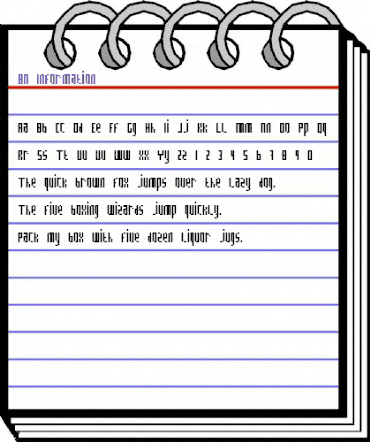 BN Information Regular animated font preview BN Information Regular animated font preview