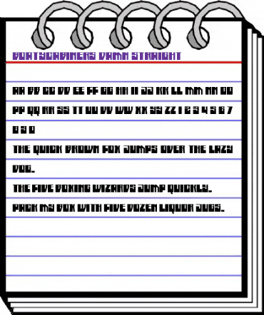 Boatycabiners Damn Straight Regular animated font preview Boatycabiners Damn Straight Regular animated font preview