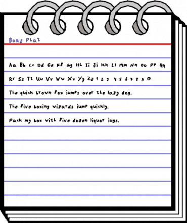 Boaz Phat Regular animated font preview Boaz Phat Regular animated font preview