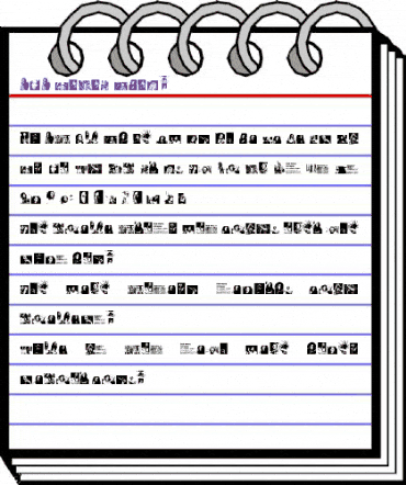 BOB NEVER DIES! Regular animated font preview