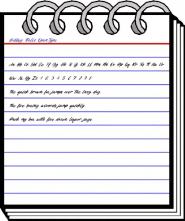 Bobbey Italic Regular animated font preview Bobbey Italic Regular animated font preview