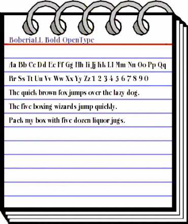 BoberiaLL Bold animated font preview BoberiaLL Bold animated font preview