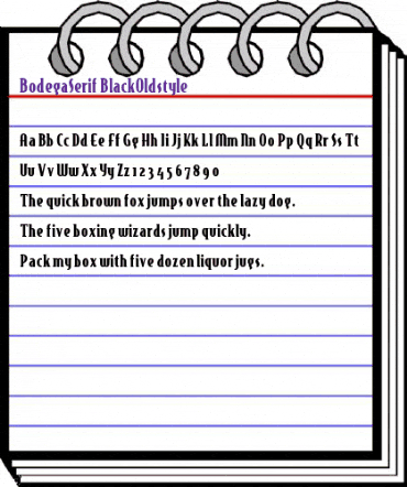 BodegaSerif BlackOldstyle animated font preview BodegaSerif BlackOldstyle animated font preview
