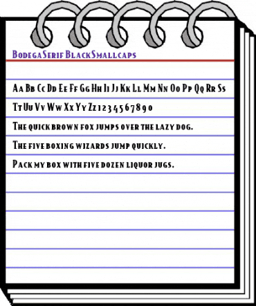 BodegaSerif BlackSmallcaps animated font preview BodegaSerif BlackSmallcaps animated font preview