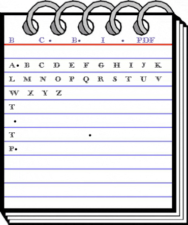 Bodoni Classic Bambus Initials Regular animated font preview Bodoni Classic Bambus Initials Regular animated font preview