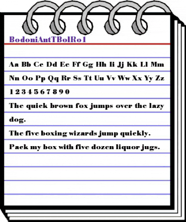 BodoniAntTBolRo1 Regular animated font preview BodoniAntTBolRo1 Regular animated font preview