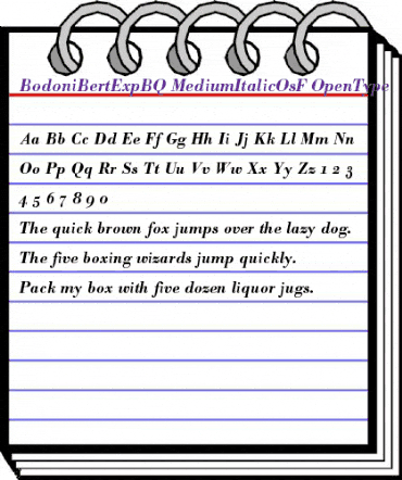 Bodoni Berthold Expert BQ Regular animated font preview Bodoni Berthold Expert BQ Regular animated font preview