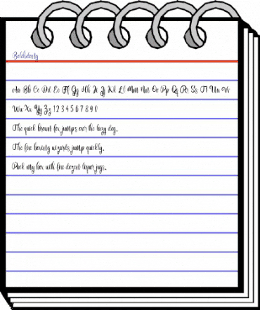 Bolehdong Regular animated font preview