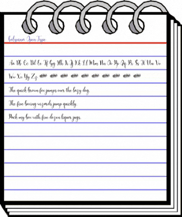 bolyvina Regular animated font preview bolyvina Regular animated font preview