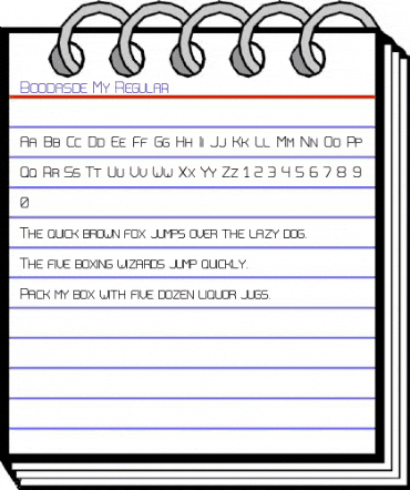 Boodas.de | My | Regular Regular animated font preview Boodas.de | My | Regular Regular animated font preview