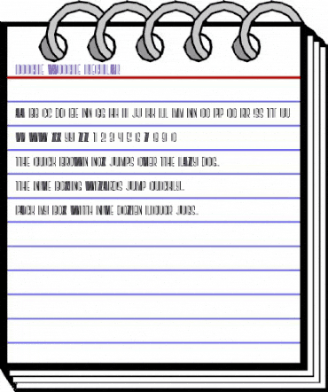 Boogie Woogie Regular animated font preview