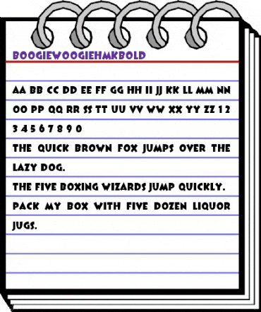 BoogieWoogieHmkBold Regular animated font preview BoogieWoogieHmkBold Regular animated font preview